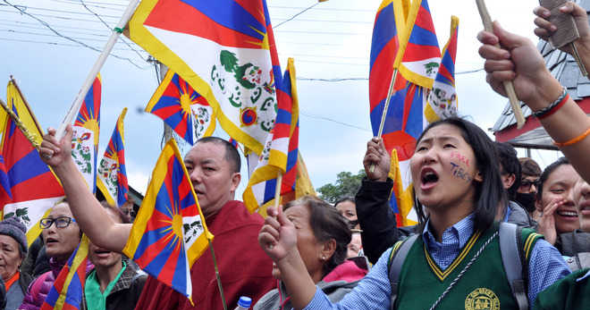 Himachal: Tibetan women protest against China in Dharamshala on Tibetan Women Uprising day